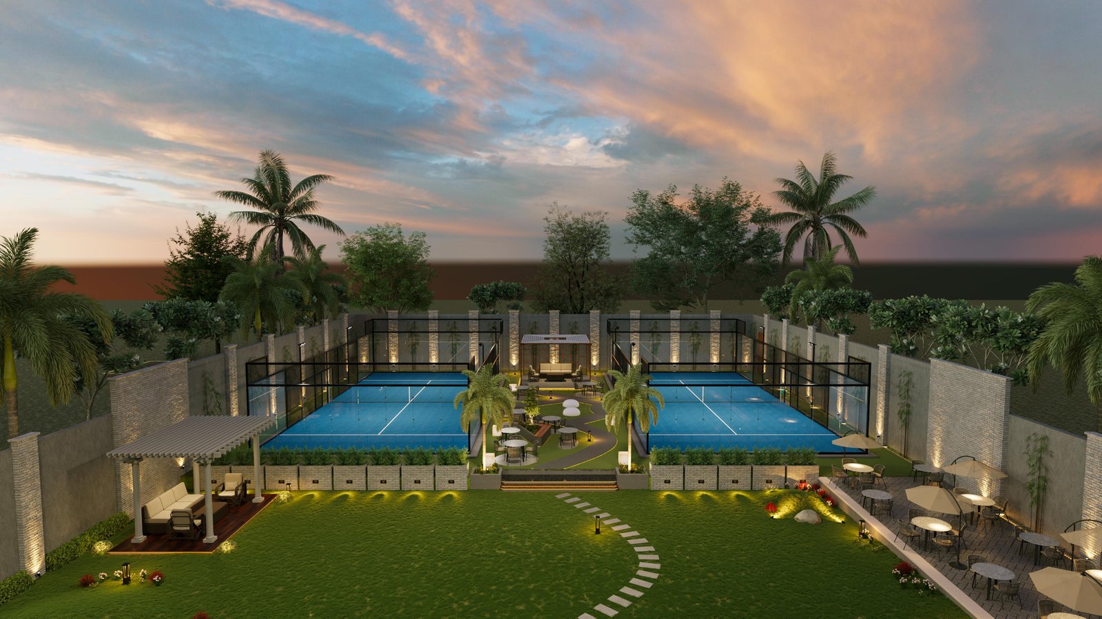Padel Courts & Restaurant
